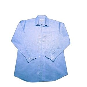 Perry Ellis Portfolio Men long sleeves 100% Cotton Slim Fit Shirt 16  32/33